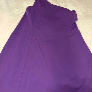 Outdoor Voices Purple One Shoulder Tennis Dress w/ Pockets